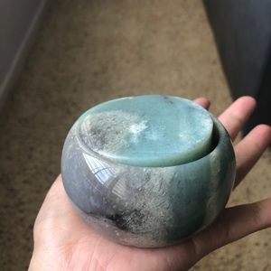 Cherry Blossom Agate Bangle Set